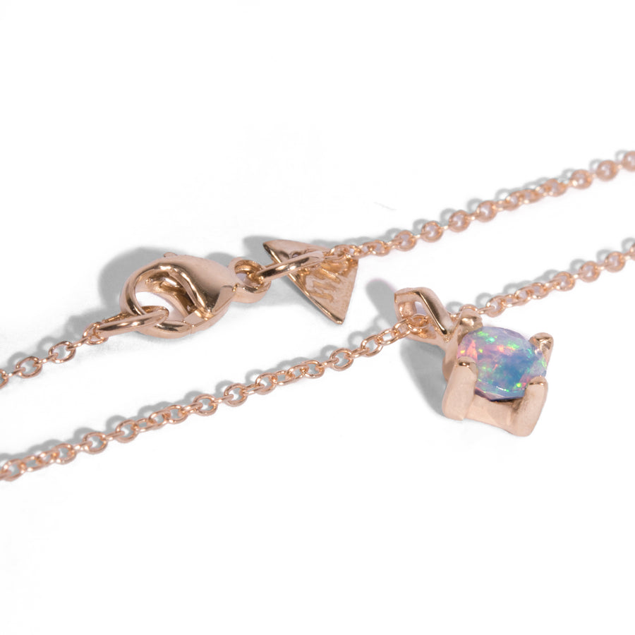 4mm Opal Pendant Necklace