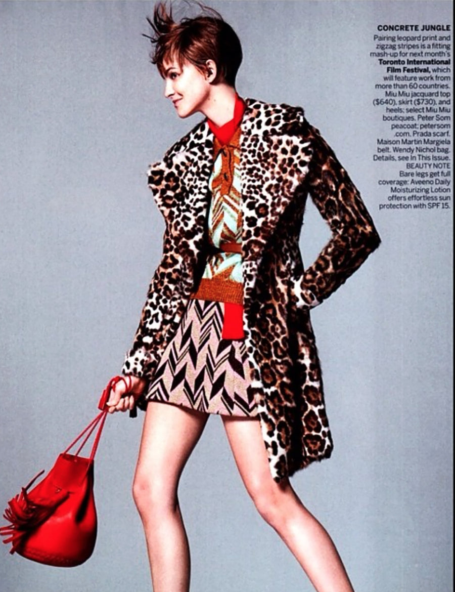 Bullet Bag in Red Leather  Wendy Nichol Designer Vogue Magazine August 2014 Leather Bright Red Signature Classic Bullet Bag Wendy Nichol Handmade in NYC New York City Leather Drawstring Bucket Pouch Purse Handbag Large Fringe Tassel Custom Made to Order