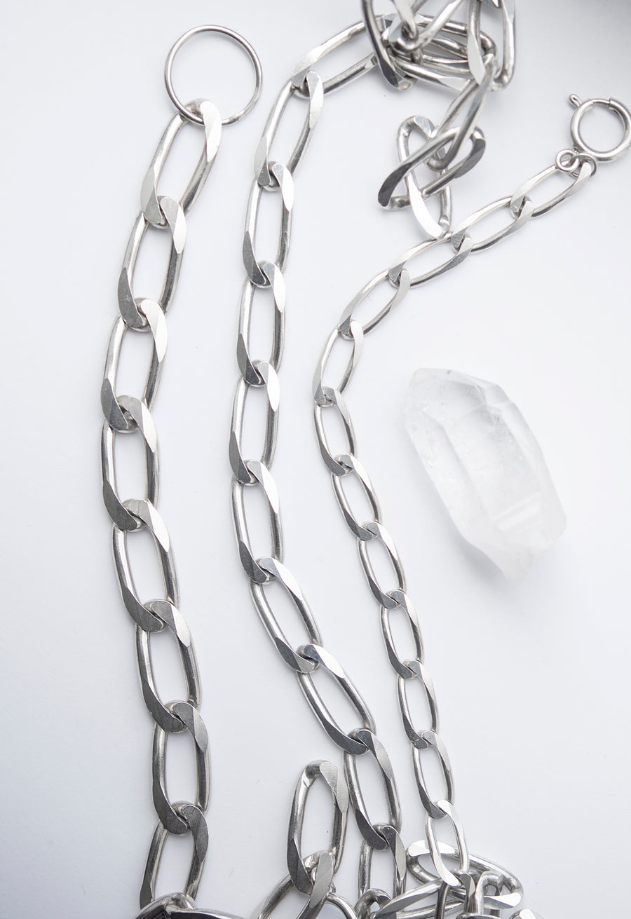 Elongated 11.7mm Curb Chain Necklace
