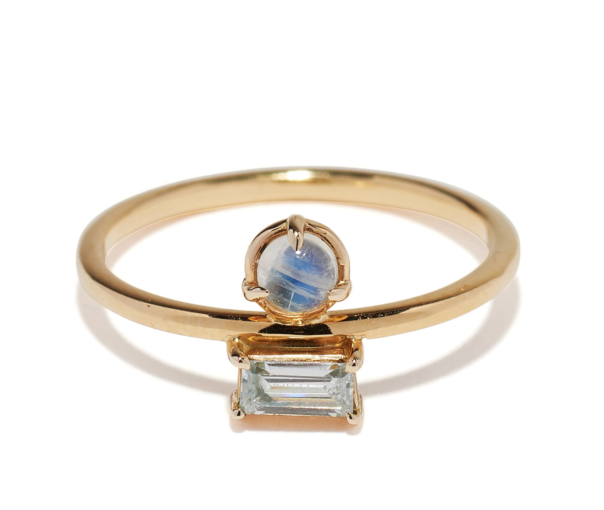 Moonstone bezel ring online