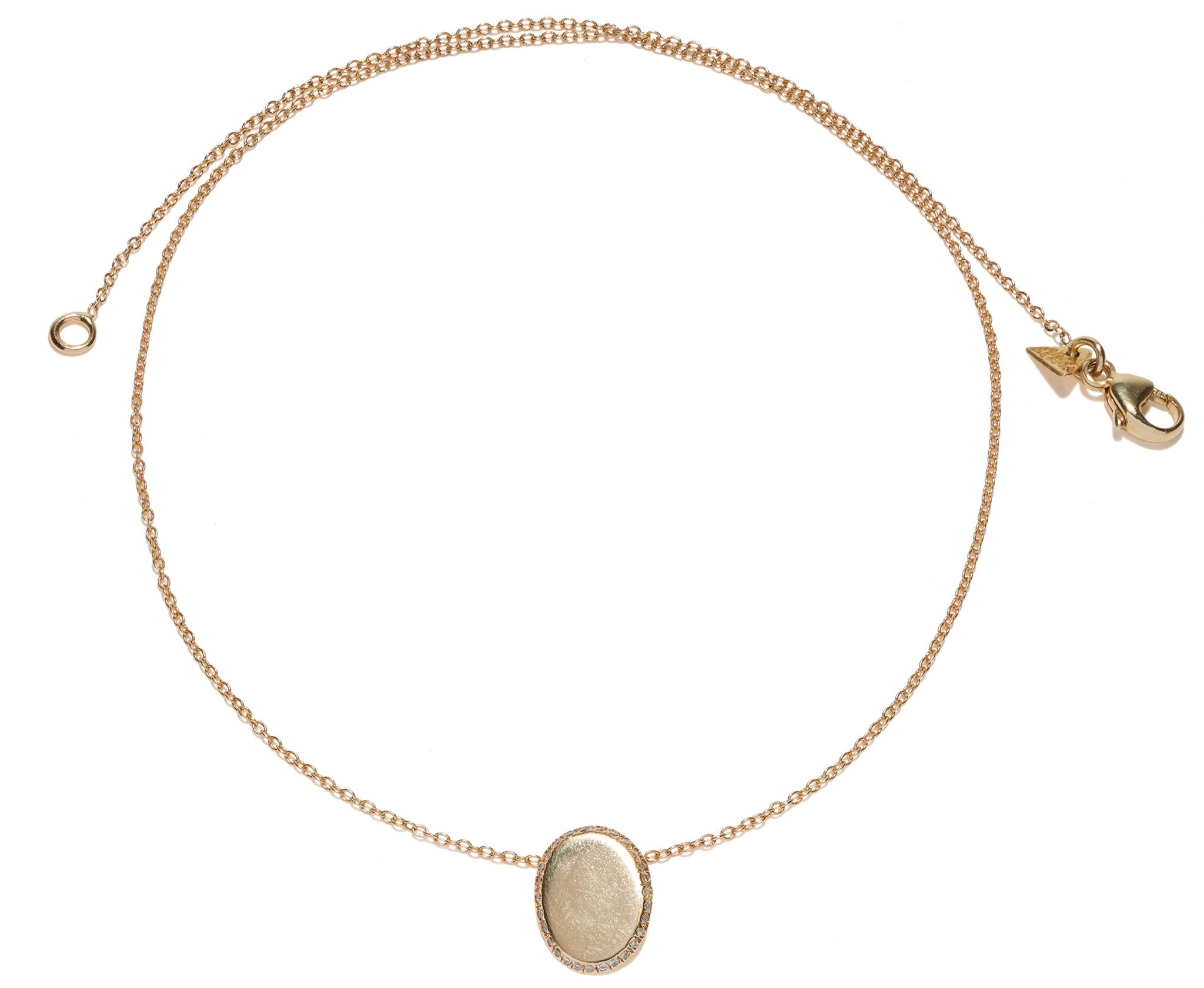 Micro engraved new arrivals necklace