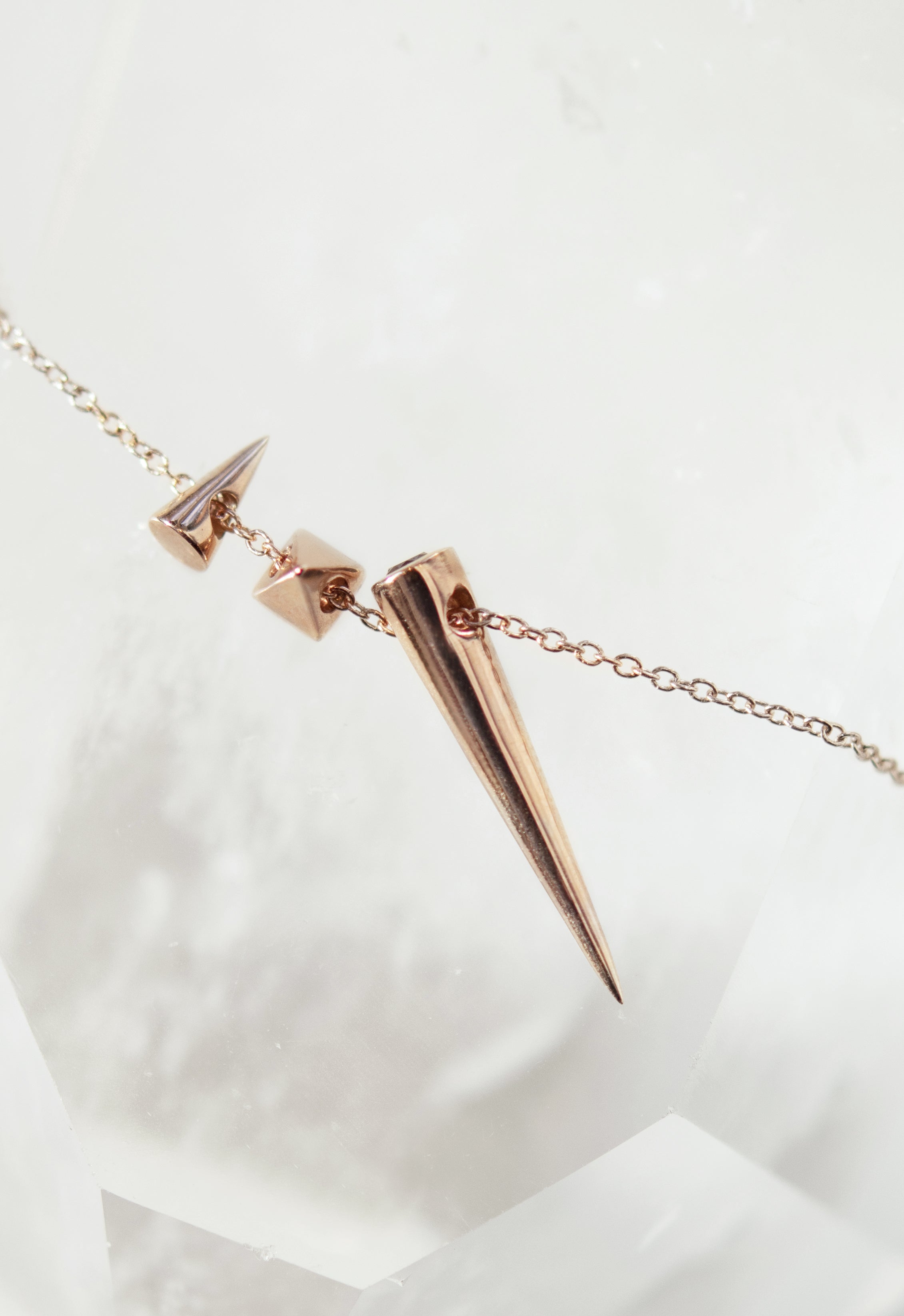 Black Diamond Spike Necklace – Wendy Nichol