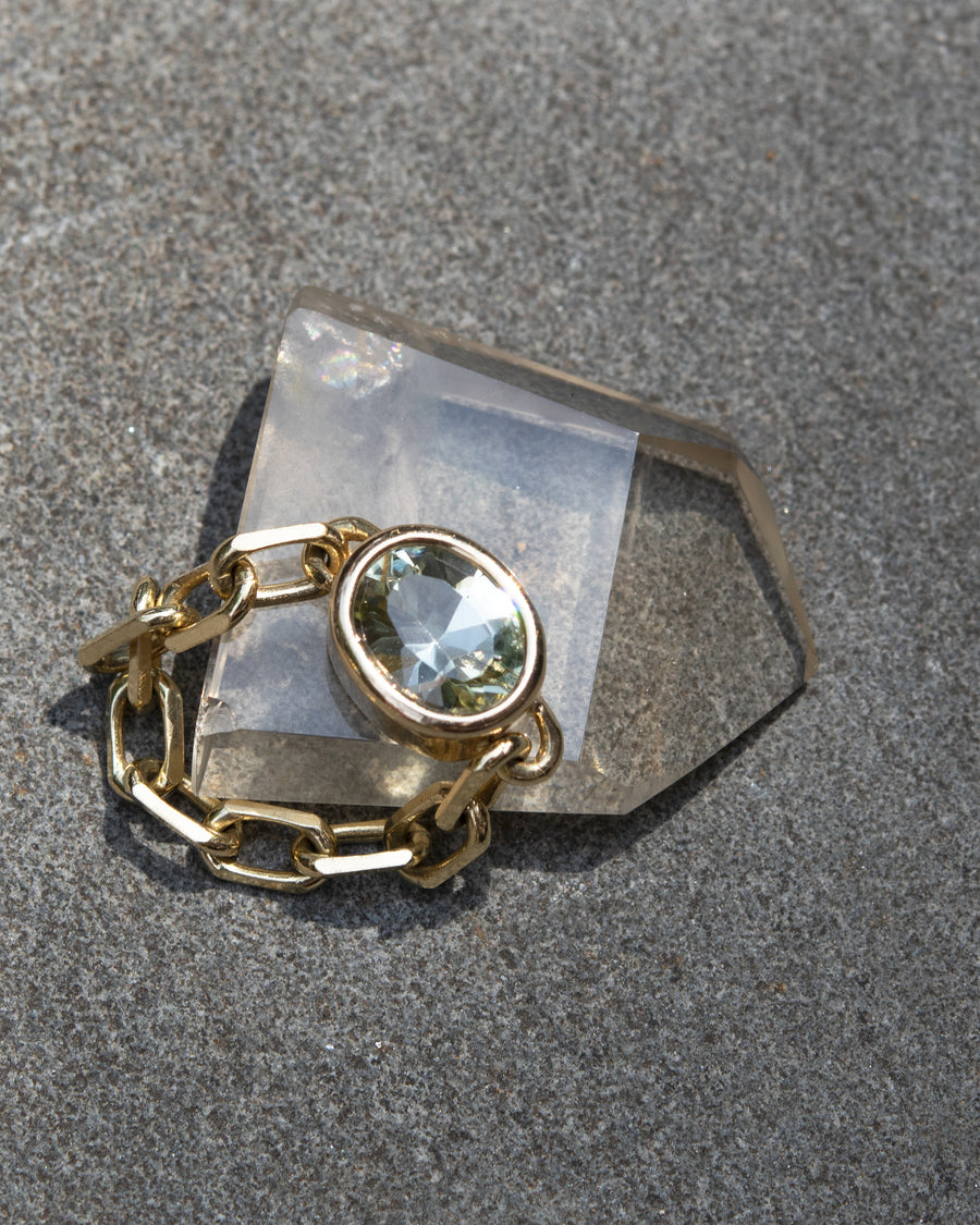 Imperial Topaz Chain Ring