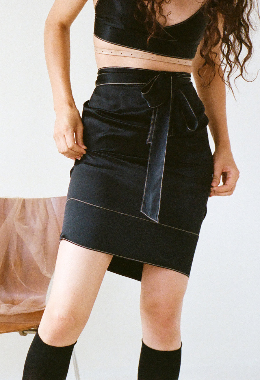 The Silk Wrap Skirt