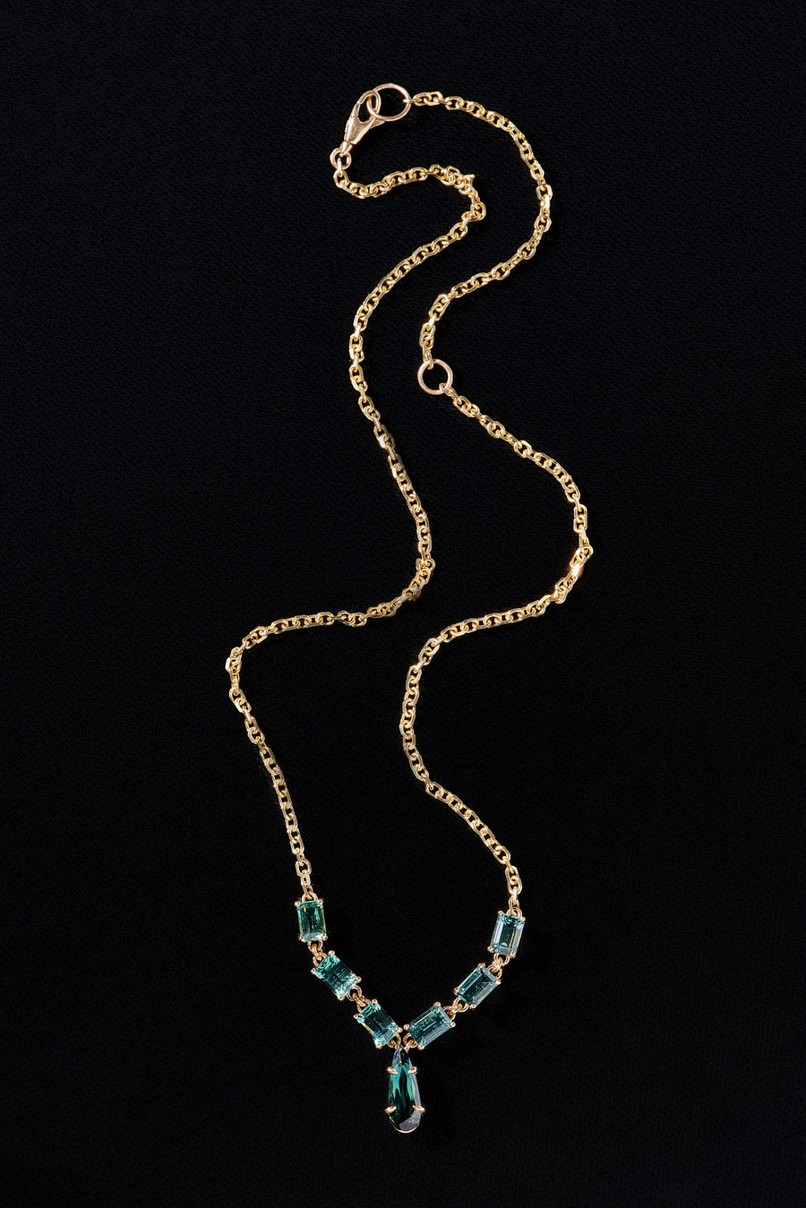 Royal Tourmaline Pendant Necklace