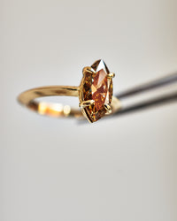 Green Sapphire Heart Ring by Wendy Nichol