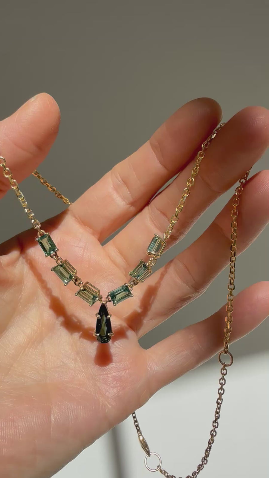 Royal Tourmaline Pendant Necklace
