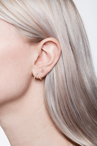 Micro-Pave Triangle Ear Cuff Single Earring – Wendy Nichol