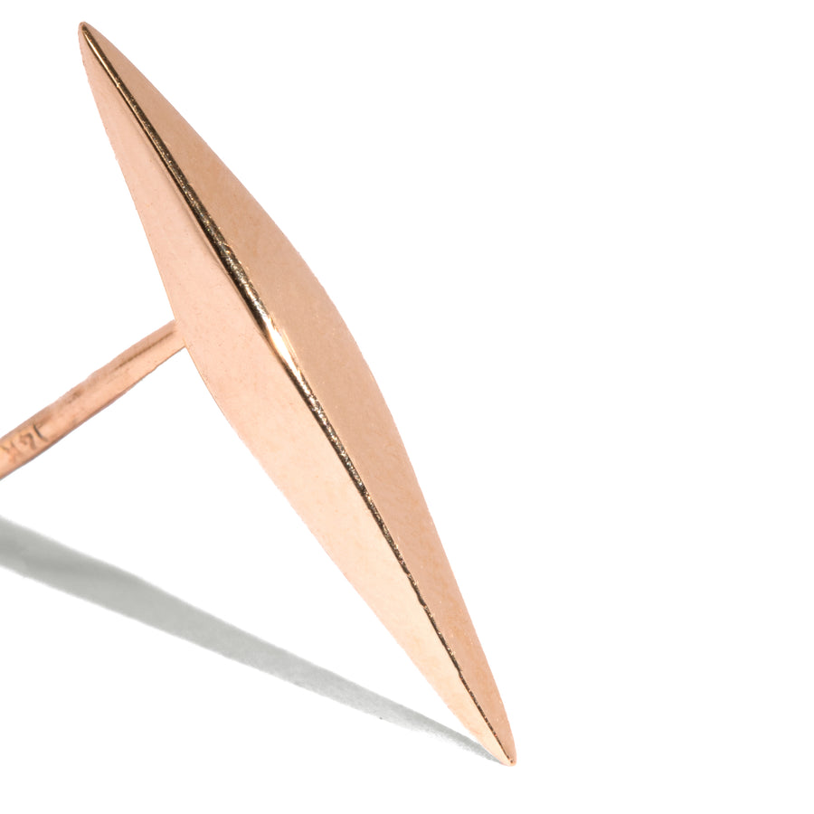 Thin DT Pyramid Spike Earring