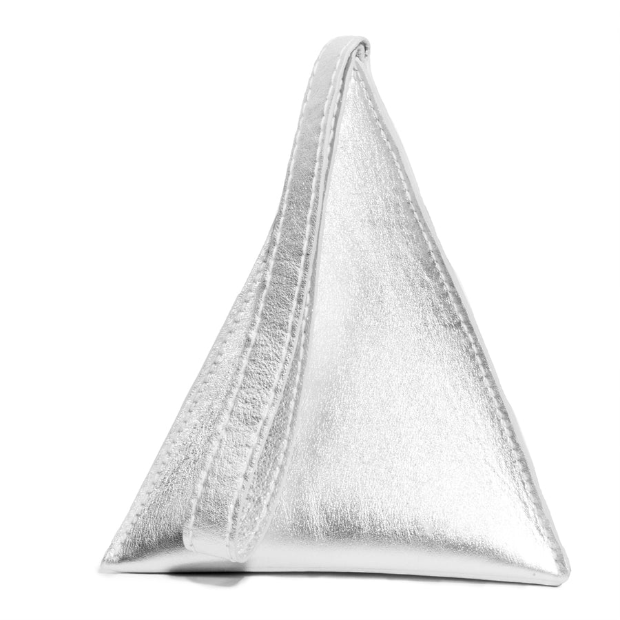 Metallic Devil Star Pyramid Handbag