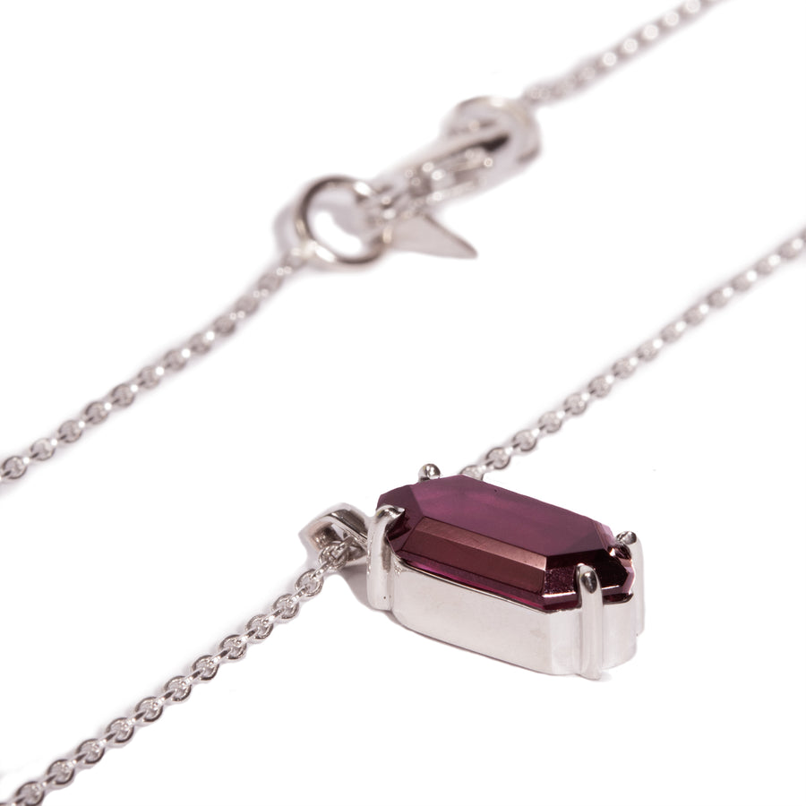 Rhodolite Garnet Pendant Necklace