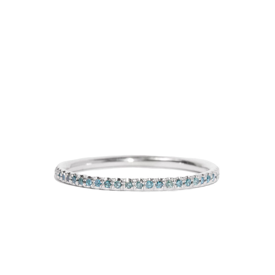 Micro-Pave Diamonds Infinity Band Ring