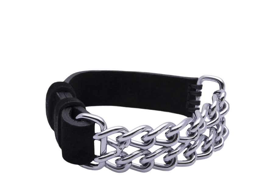 Chain Suede Bracelet Wendy Nichol Fine Jewelry Designer Handmade in NYC