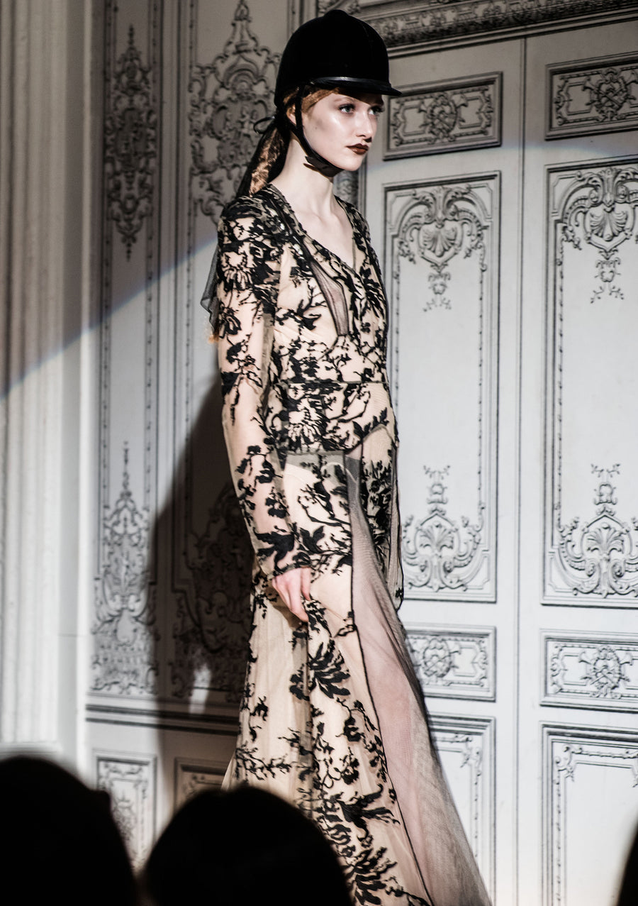 The Nude & Black Lace Lover Dress Wendy Nichol The Nude & Black Lace Lover Dress Wendy Nichol