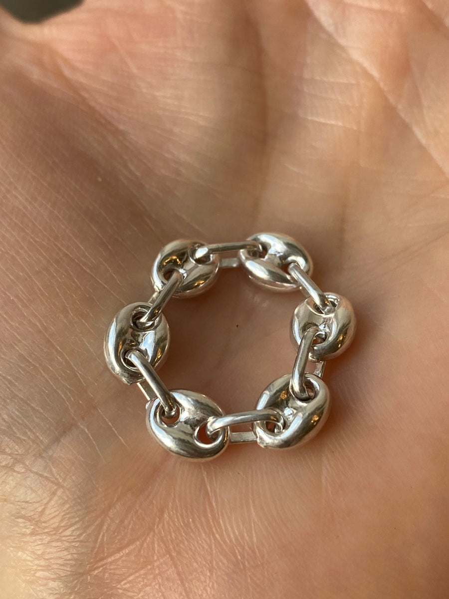 Puffy Mariner-Link Chain Ring (Medium)