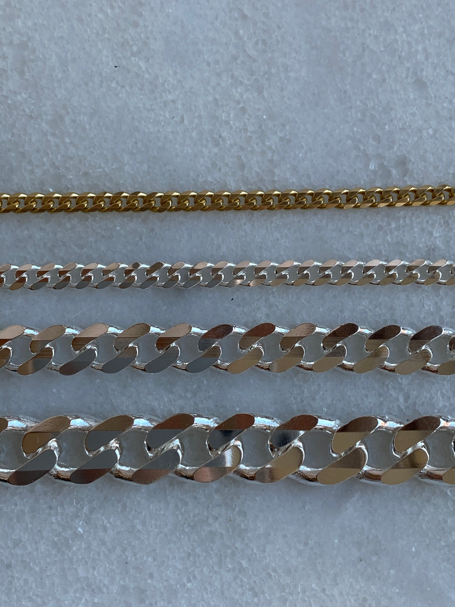Cuban Link 8.1 mm Sterling Silver Chain Necklace