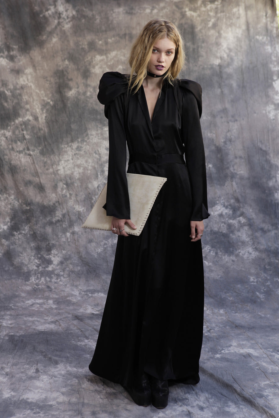 Long Sleeve Train Dress w. Detachable Hood – Wendy Nichol