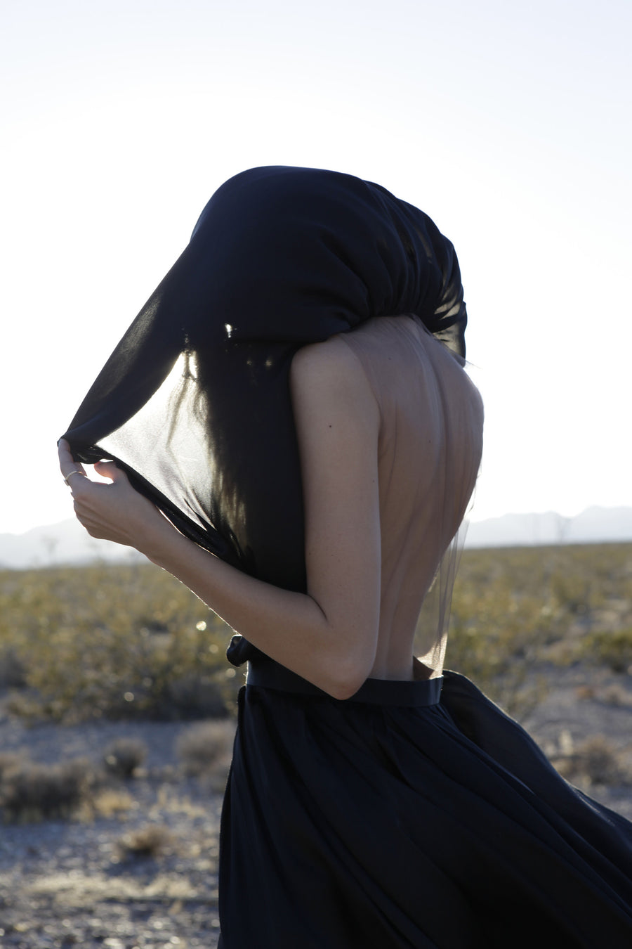 Hooded Backless Long Train Gown Wendy Nichol Hooded Backless Long Train Gown Wendy Nichol