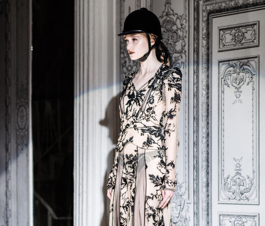 The Nude & Black Lace Lover Dress Wendy Nichol The Nude & Black Lace Lover Dress Wendy Nichol