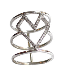 Be Mine Pavé Heart Ring