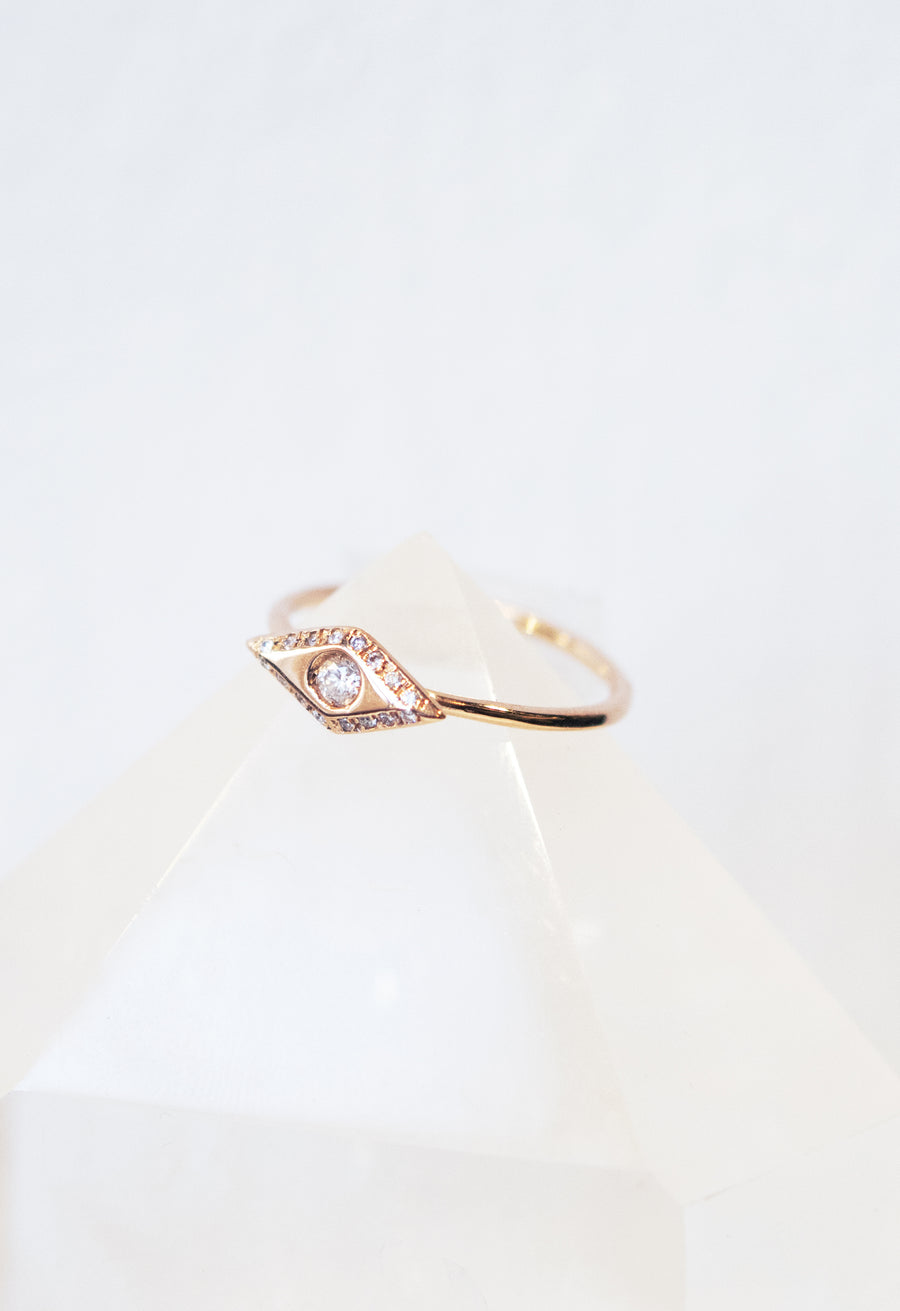 Victorian Diamond Eye Ring