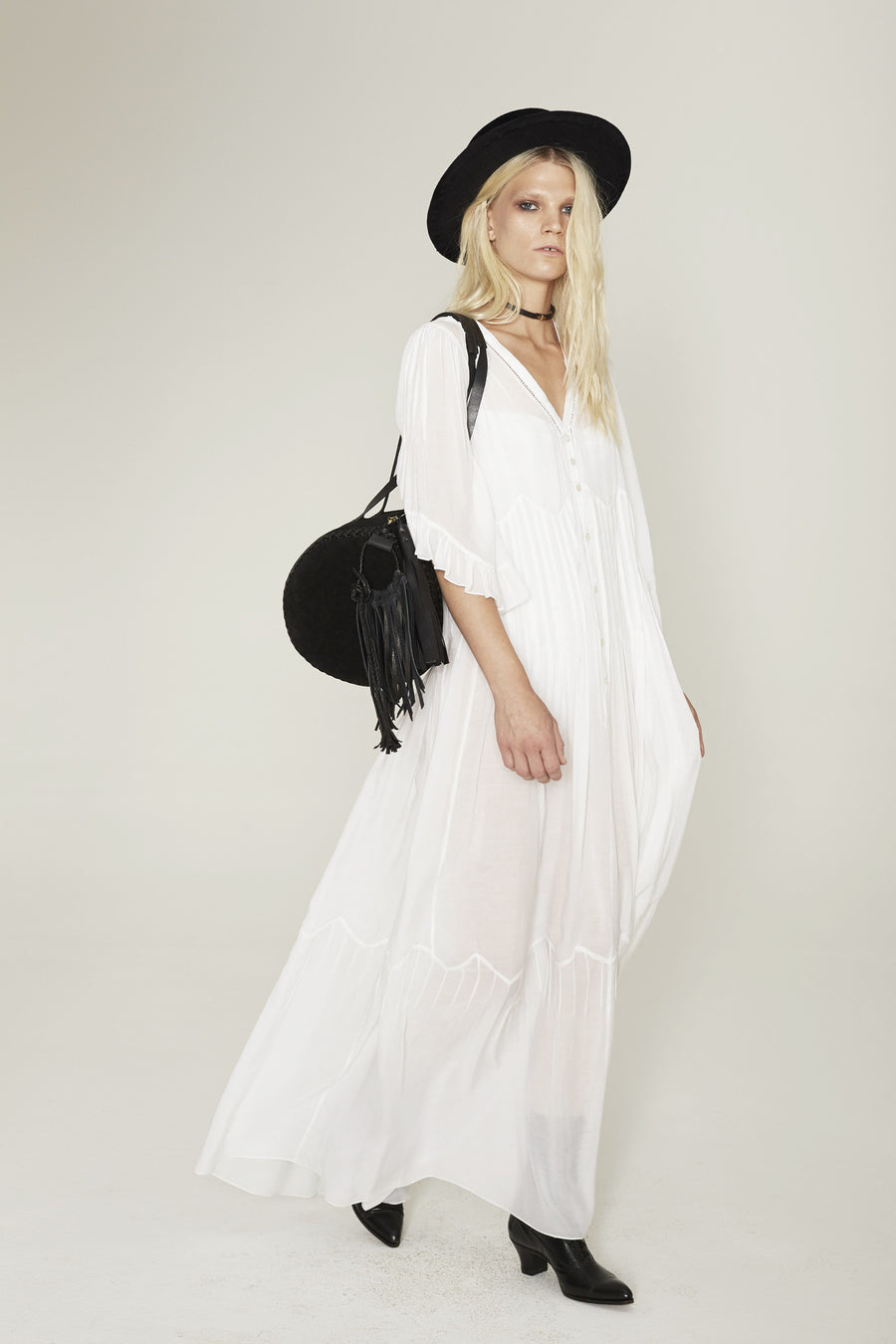 white night dress cotton White Cotton Nightgown Vintage Lace Sleepwear| Romantic Fairytale L