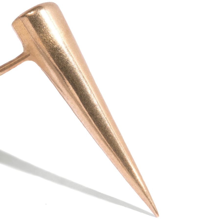 Long Cone Spike Stud Earring by Wendy Nichol - Main Image