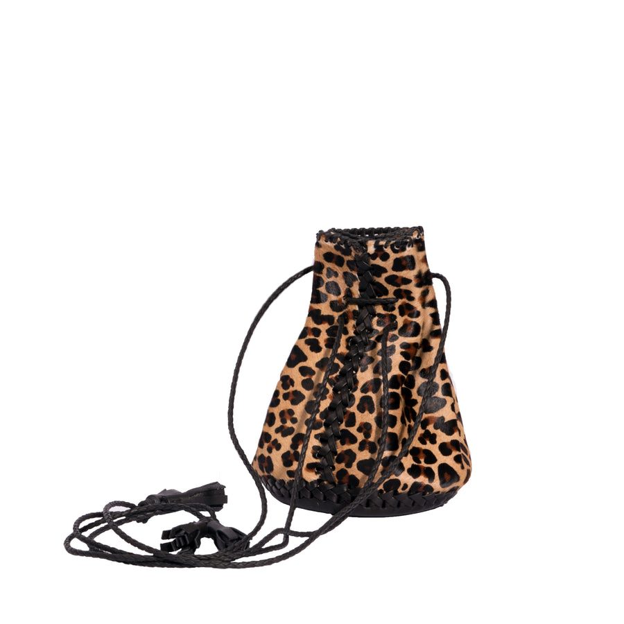 Mini Leopard Bullet Bag