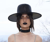 Leather & Suede Wide Brim Hat AW16 – Wendy Nichol