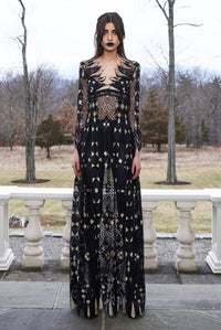 ワンピース Wendy lace up long dress AM1457 Lace Diamond Dress – Wendy Nichol